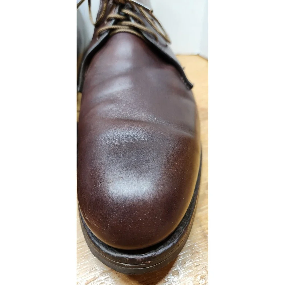 Allen Edmonds Malvern Brown Leather Chukka Boots Mens 10.5 D 9161 USA Made
